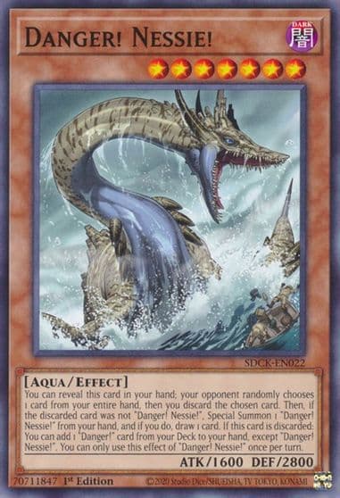 Danger Nessie Structure Deck: The Crimson King Yu-Gi-Oh! card