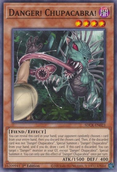 Danger Chupacabra Structure Deck: The Crimson King Yu-Gi-Oh! card
