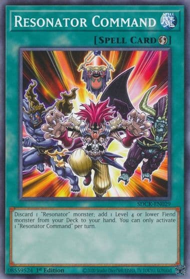 Resonator Command Structure Deck: The Crimson King Yu-Gi-Oh! card