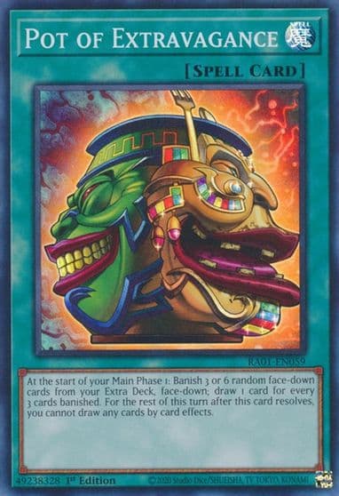 Pot of Extravagance Structure Deck: The Crimson King Yu-Gi-Oh! card