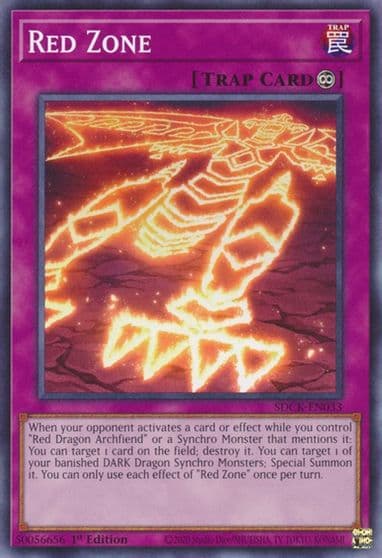 Red Zone Structure Deck: The Crimson King Yu-Gi-Oh! card