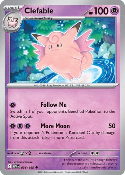 Clefable SV: Scarlet & Violet 151 Pokemon card