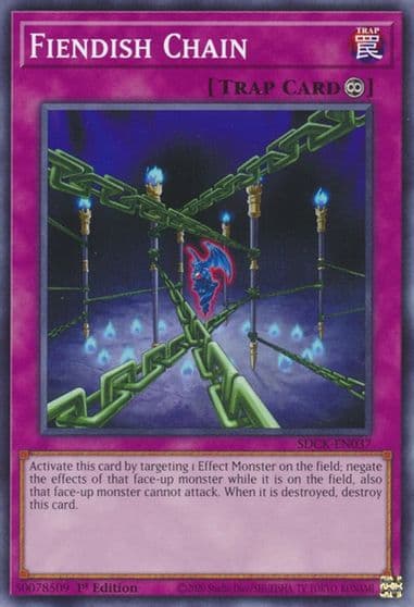 Fiendish Chain Structure Deck: The Crimson King Yu-Gi-Oh! card