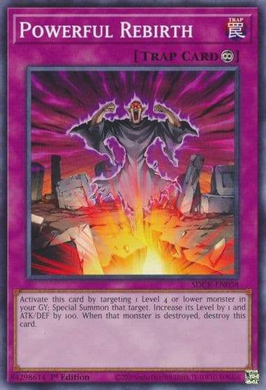 Powerful Rebirth Structure Deck: The Crimson King Yu-Gi-Oh! card