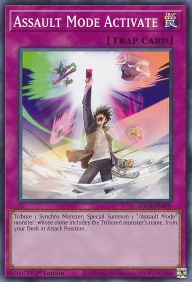 Assault Mode Activate Structure Deck: The Crimson King Yu-Gi-Oh! card