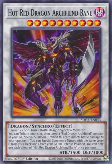 Hot Red Dragon Archfiend Bane Structure Deck: The Crimson King Yu-Gi-Oh! card