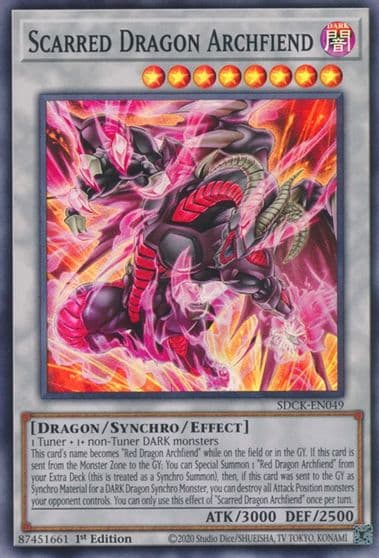 Scarred Dragon Archfiend Structure Deck: The Crimson King Yu-Gi-Oh! card