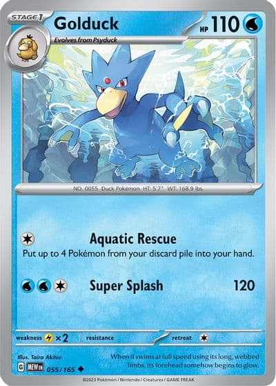 Golduck SV: Scarlet & Violet 151 Pokemon card