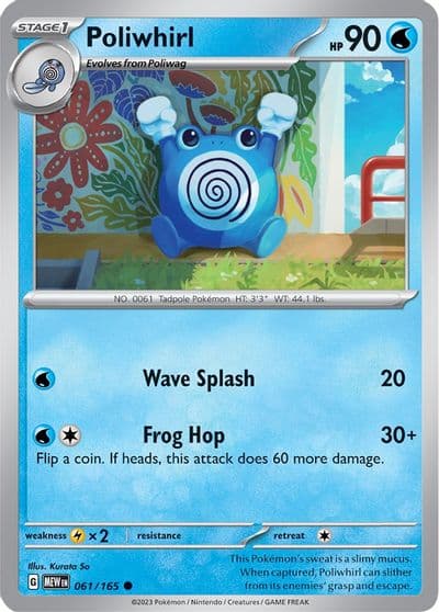 Poliwhirl SV: Scarlet & Violet 151 Pokemon card