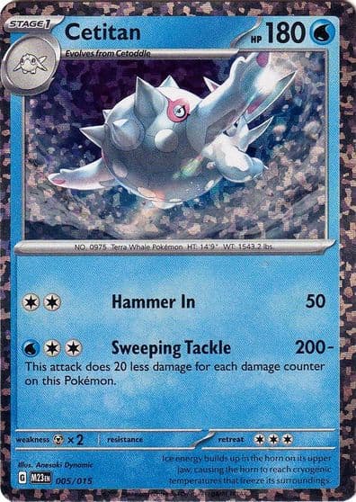 Cetitan McDonald's Promos 2023 Pokemon card