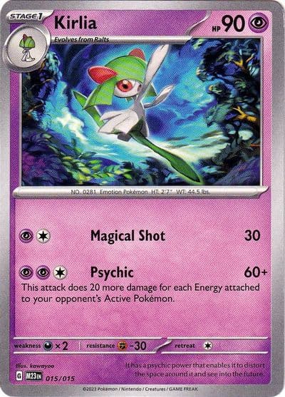 Kirlia McDonald's Promos 2023 Pokemon card