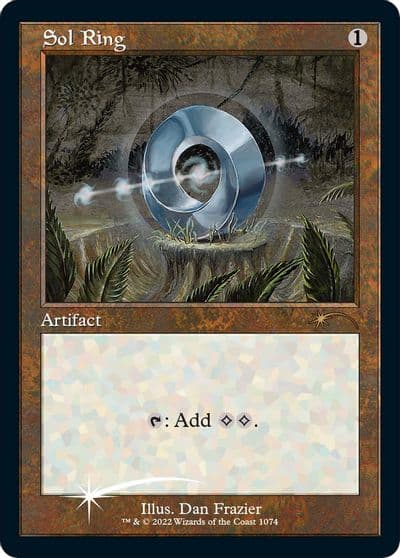 Sol Ring Retro Frame Foil Etched Secret Lair Drop Series Magic card