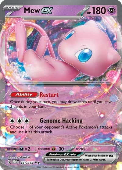 Mew ex SV: Scarlet & Violet 151 Pokemon card
