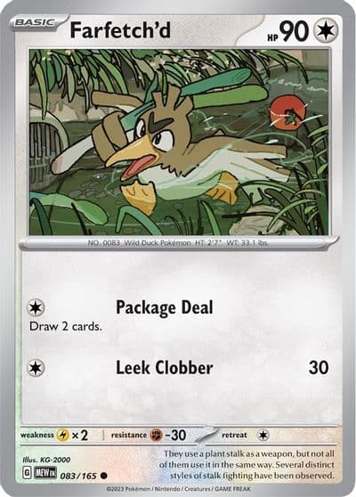 Farfetch'd SV: Scarlet & Violet 151 Pokemon card