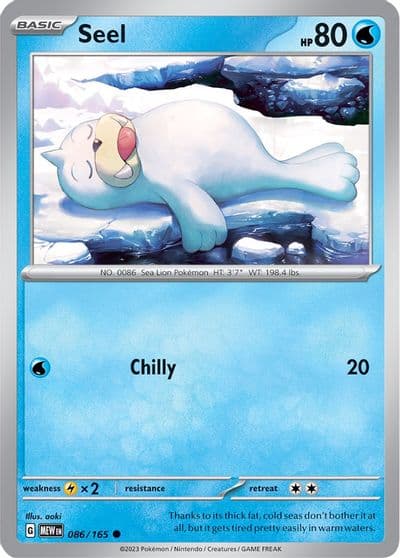 Seel SV: Scarlet & Violet 151 Pokemon card