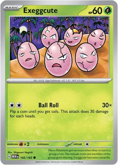 Exeggcute SV: Scarlet & Violet 151 Pokemon card