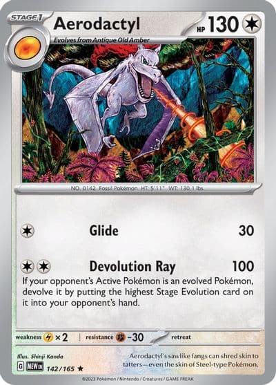 Aerodactyl SV: Scarlet & Violet 151 Pokemon card