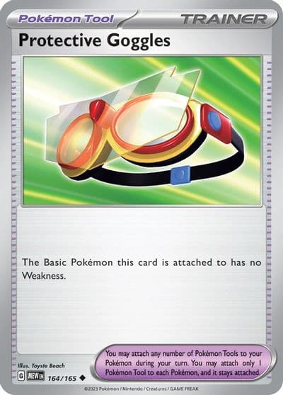 Protective Goggles SV: Scarlet & Violet 151 Pokemon card