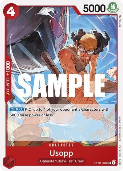Usopp Kingdoms of Intrigue One Piece card