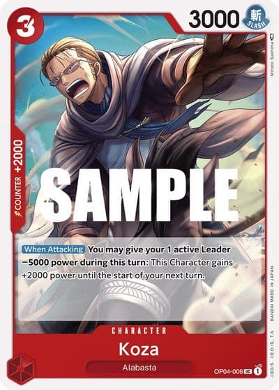 Koza Kingdoms of Intrigue One Piece card