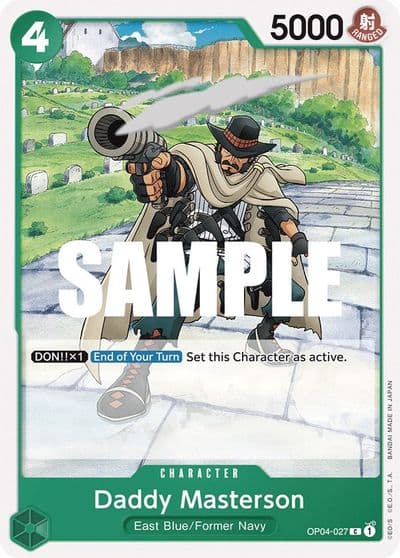 Daddy Masterson Kingdoms of Intrigue One Piece card