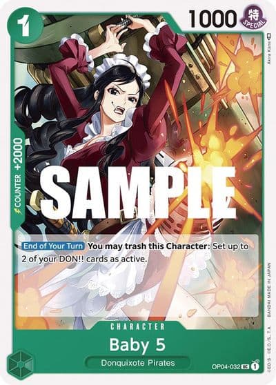 Baby 5 Kingdoms of Intrigue One Piece card