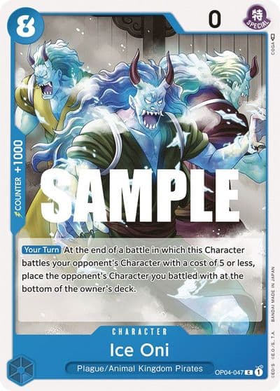 Ice Oni Kingdoms of Intrigue One Piece card