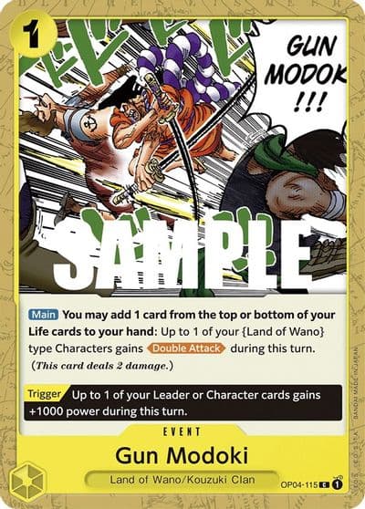 Gun Modoki Kingdoms of Intrigue One Piece card