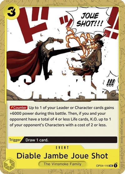 Diable Jambe Joue Shot Kingdoms of Intrigue One Piece card