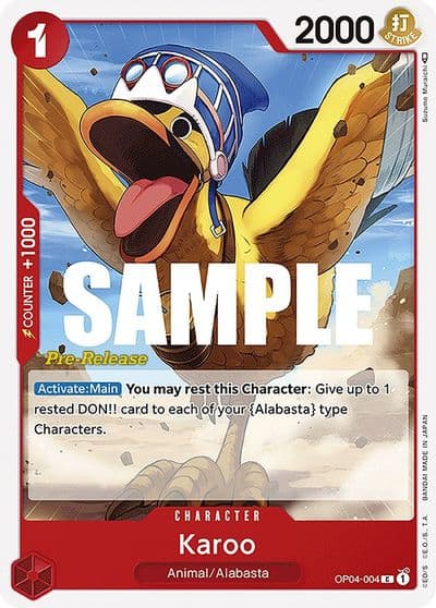 Karoo Kingdoms of Intrigue Pre-Release Cards One Piece card