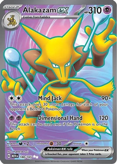 Alakazam ex SV: Scarlet & Violet 151 Pokemon card