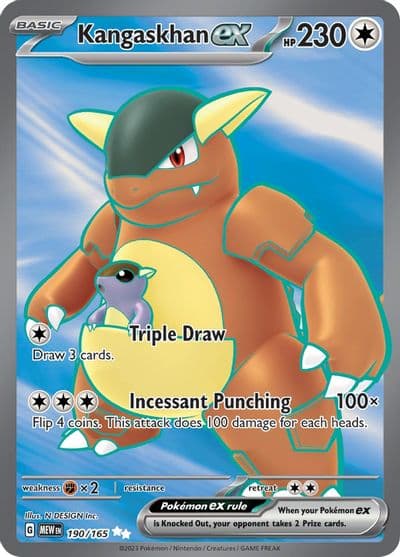 Kangaskhan ex SV: Scarlet & Violet 151 Pokemon card