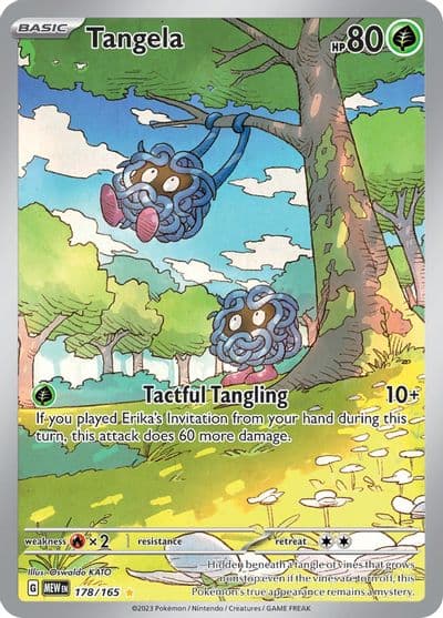 Tangela SV: Scarlet & Violet 151 Pokemon card