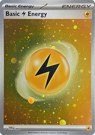 Basic Lightning Energy (Cosmos Holo) SVE: Scarlet & Violet Energies Pokemon card