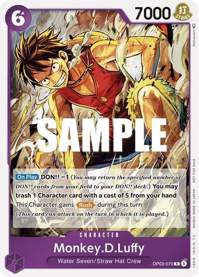 MonkeyDLuffy Dash Pack Kingdoms of Intrigue One Piece card