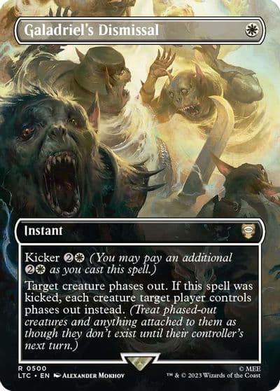 Galadriels Dismissal Borderless Commander: The Lord of the Rings: Tales of Middle-earth Magic card