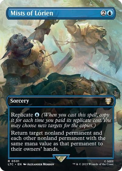 Mists of Lorien Borderless Commander: The Lord of the Rings: Tales of Middle-earth Magic card
