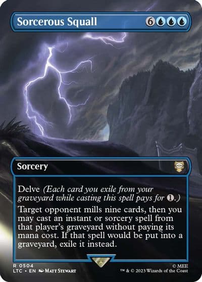 Sorcerous Squall Borderless Commander: The Lord of the Rings: Tales of Middle-earth Magic card