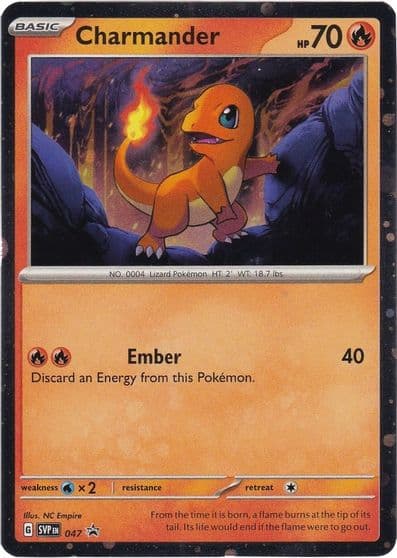 Charmander - 047 (Cosmos Holo) SV: Scarlet & Violet Promo Cards Pokemon card