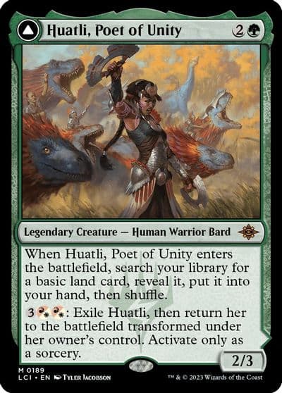 Huatli Poet of Unity The Lost Caverns of Ixalan Magic card