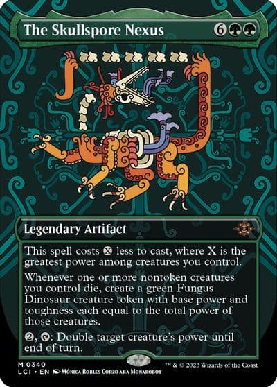 The Skullspore Nexus Borderless The Lost Caverns of Ixalan Magic card