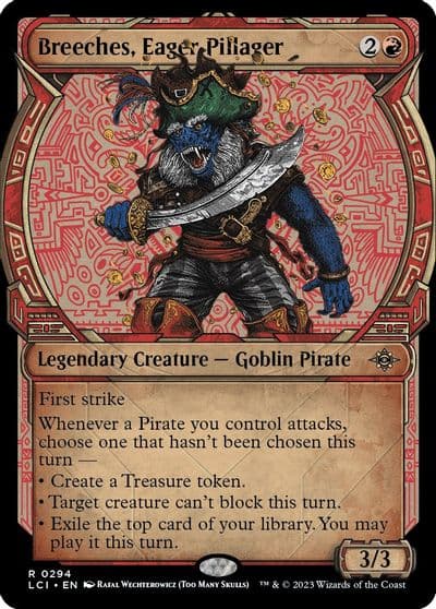 Breeches Eager Pillager Showcase The Lost Caverns of Ixalan Magic card