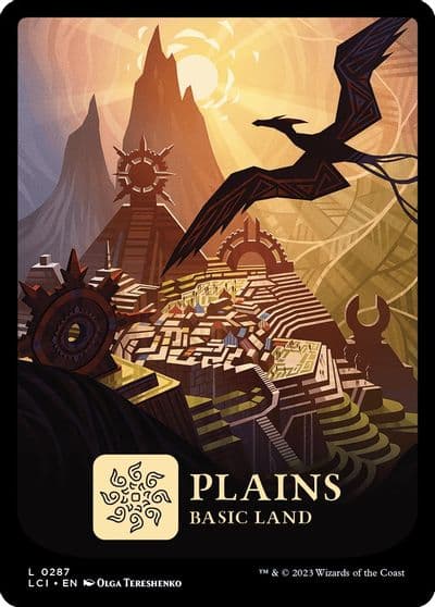 Plains 0287 The Lost Caverns of Ixalan Magic card