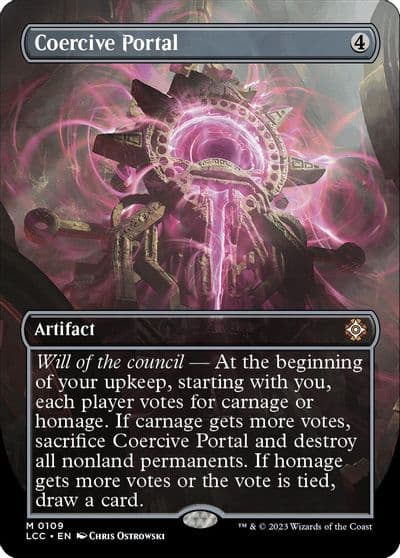 Coercive Portal Borderless Commander: The Lost Caverns of Ixalan Magic card