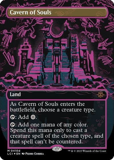 Cavern of Souls 0410d Borderless The Lost Caverns of Ixalan Magic card