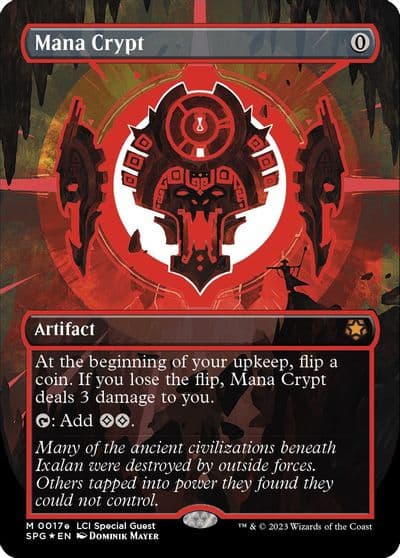 Mana Crypt 0017e Borderless Special Guests Magic card