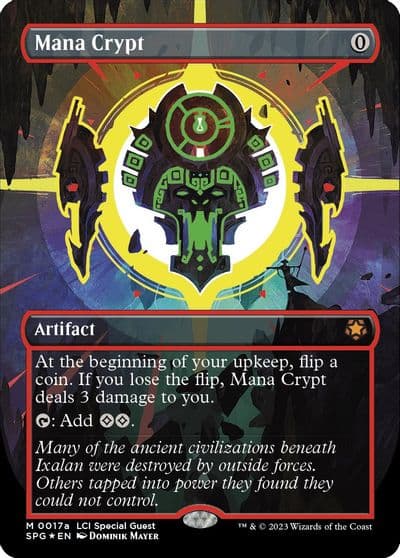 Mana Crypt 0017a Borderless Special Guests Magic card