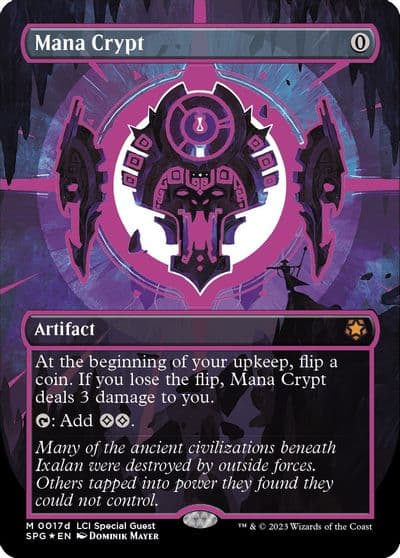 Mana Crypt 0017d Borderless Special Guests Magic card
