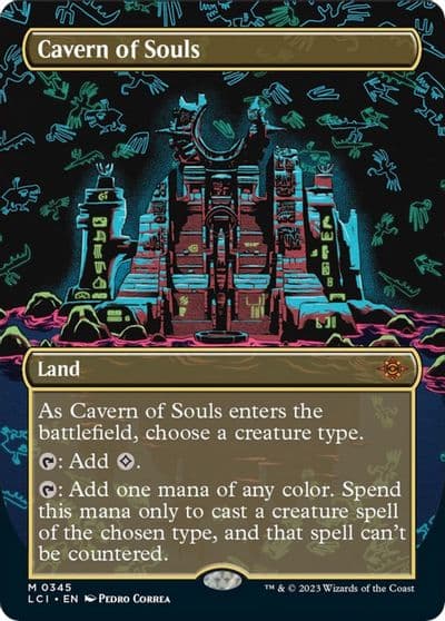 Cavern of Souls 0345 Borderless The Lost Caverns of Ixalan Magic card