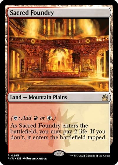 Sacred Foundry Ravnica Remastered Magic card